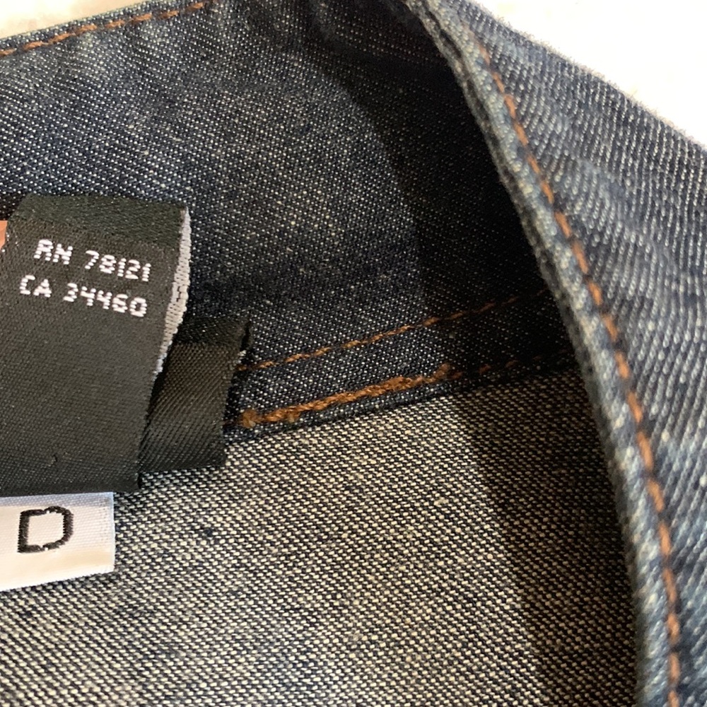 Eileen Fisher Lightweight Blue Denim Snap Front Jacket in Women's SZ M - Picture 12 of 16